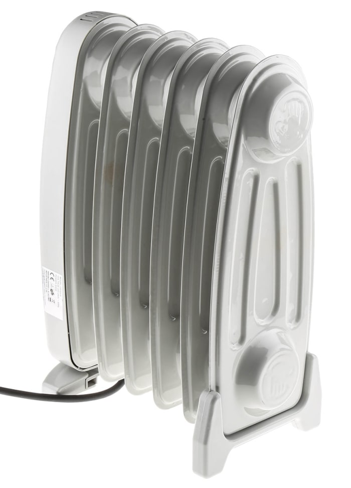 RS PRO RS PRO 500W Convection Oil Filled Radiator, Floor Mounted, Type G British 3pin 712
