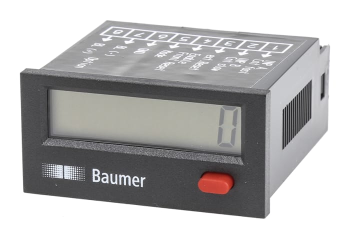 Baumer ISI30 Counter, 8 Digit LCD, 7kHz