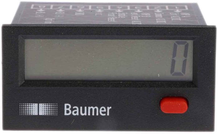 Baumer ISI30 Counter, 8 Digit LCD, 12kHz, 10 → 260 V ac/dc