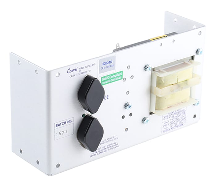 Calex Open Frame Linear Power Supply, 240V ac Input, 24 → 28V dc Output, 4.8A Output