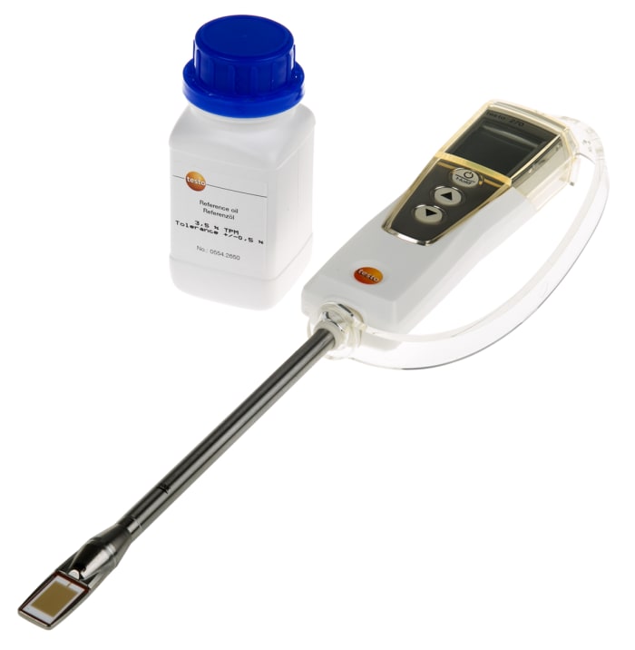 Testo 270 Cooking Oil Digital Thermometer for Food Industry Use, 1 Input(s), +200°C Max, ±1.5 °C Accuracy