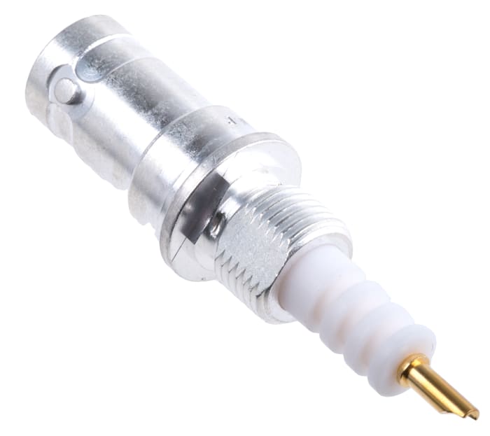 TE Connectivity, Plug Panel Mount SHV Connector, Solder Termination, Straight Body