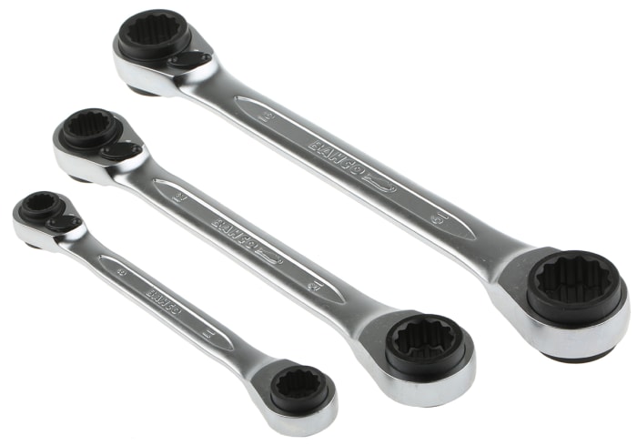 S4RM 3T Bahco Bahco S4RM Series 3 Piece Spanner Set 8 x 9 18