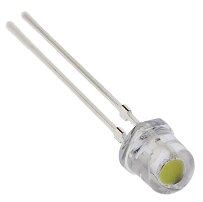 3.1 V White LED 5mm Through Hole, Nichia NSPW570GS-K1