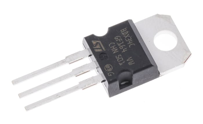 STMicroelectronics BDX34C PNP Darlington Transistor, 10 A 100 V HFE:750, 3-Pin TO-220