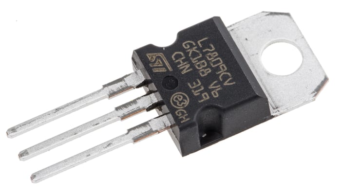 Regulador de tensión L7809CV, 1.5A TO-220, 3 pines