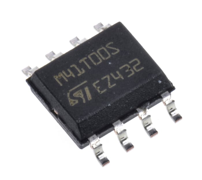 STMicroelectronics M41T00SM6F, Real Time Clock (RTC), 8B RAM Serial-2 Wire, Serial-I2C, 8-Pin SOIC