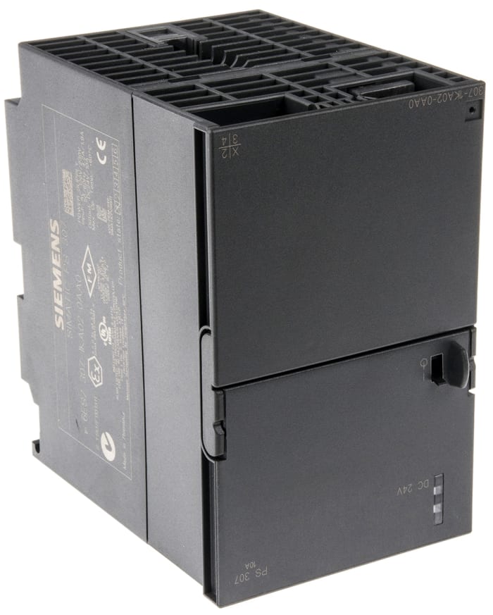 SIMATIC SIMATIC S7-300 1 Çıkışlı DIN Ray Pano Montaj Güç Kaynağı, Anahtarlama Modu 240W / 24V dc, 24V dc 24V dc