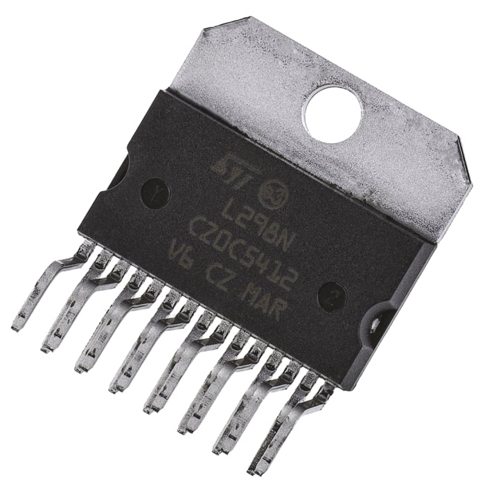 STMicroelectronics L298N Motor Driver IC, 2.7 V 3A 15-Pin, MULTIWATT V