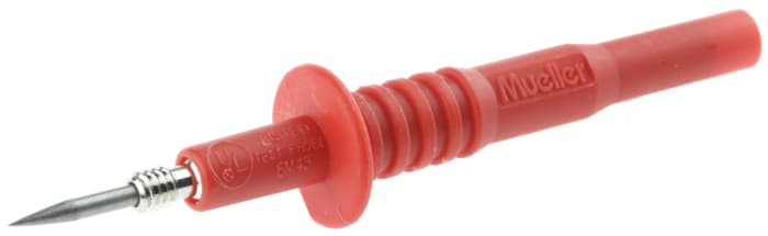 Mueller Electric Fixed Test Probe, 2mm Tip, 1kV, 20A