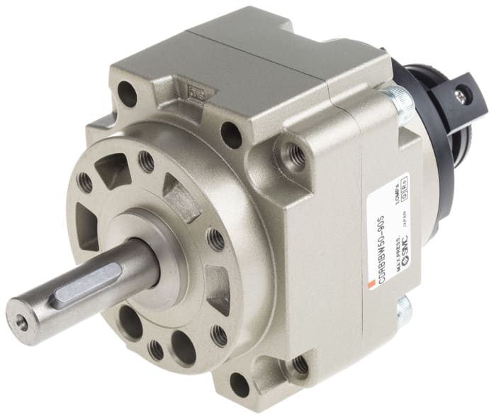 SMC CDRB1 Series 9.9 bar Pneumatic Rotary Actuator, 90° Rotary Angle, 50mm Bore