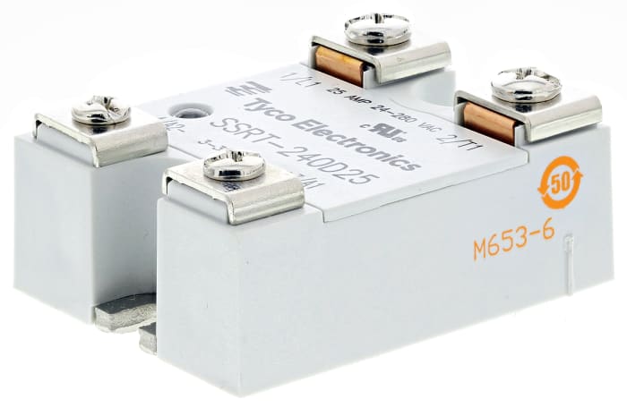TE Connectivity Solid State Röle (SSR) 25 A SPNO, Sıfır Geçişli, Şaseye Montaj, Alternistör Triyak