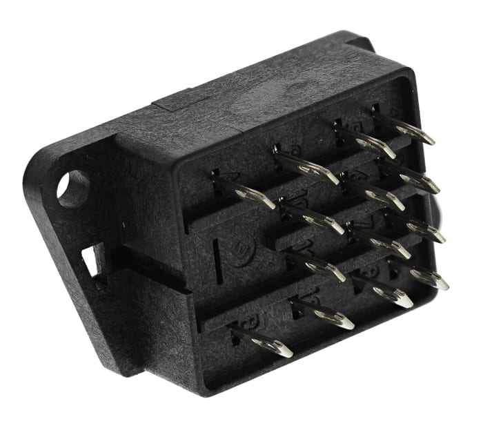 TE Connectivity 240V ac PCB Mount Relay Socket, for use with PT Series