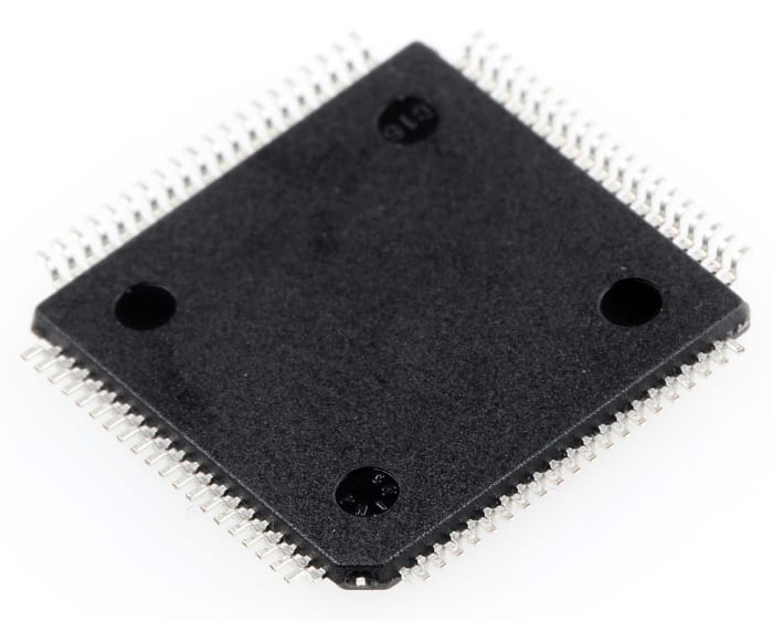 Microchip, 8bit PIC, PIC18F Microcontroller, 64MHz, 128 kB Flash, 80-Pin TQFP