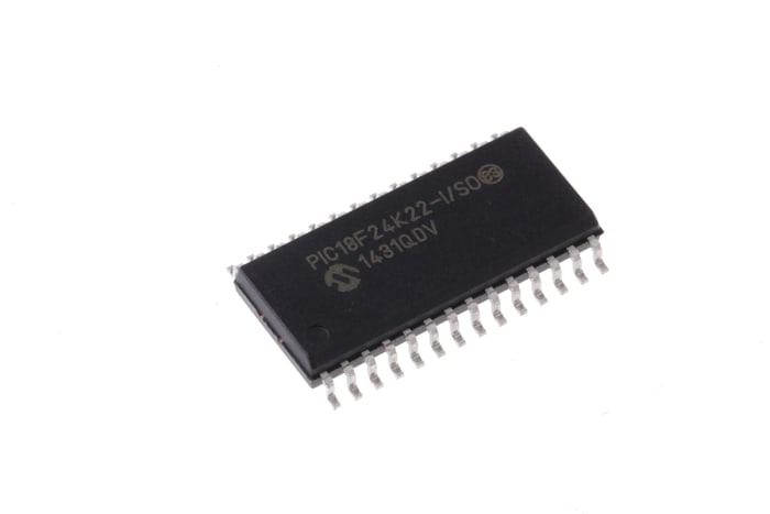 Microchip, 8bit PIC, PIC18F Microcontroller, 64MHz, 16 kB Flash, 28-Pin SOIC