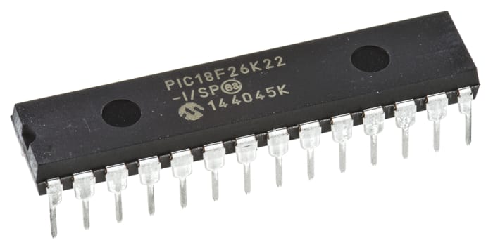 Microchip, 8bit PIC, PIC18F Microcontroller, 64MHz, 64 kB Flash, 28-Pin SPDIP