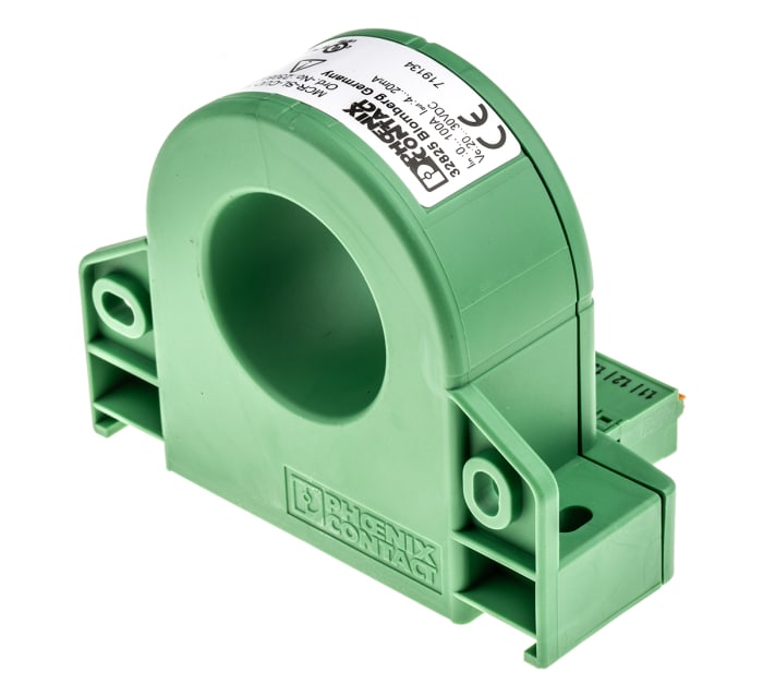 Phoenix Contact MCR-SL-CUC-100-I Series Current Transformer, 100A Input, 100:1, 4 → 20 mA Output, 32mm Bore, 20