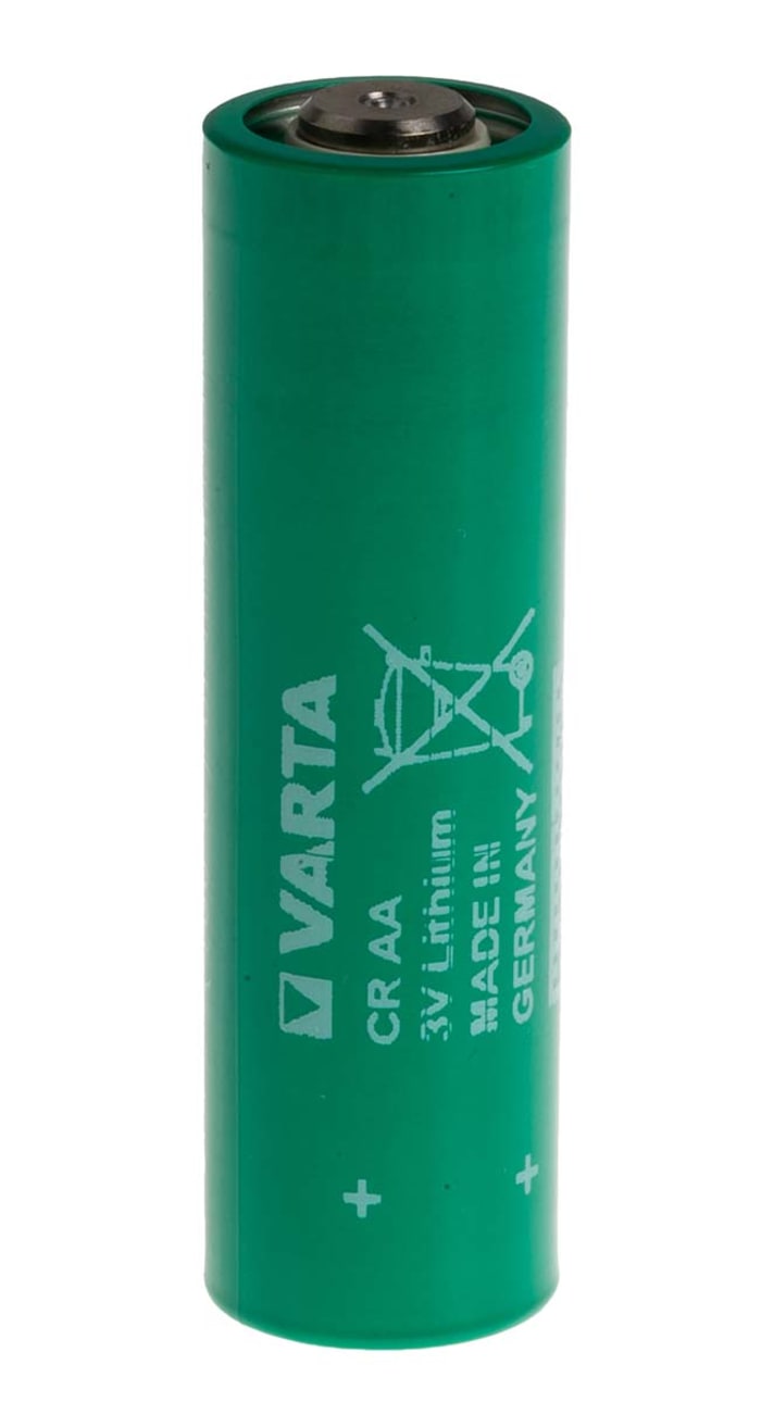 Pile AA Varta 3V Lithium Manganèse Dioxyde, 2Ah