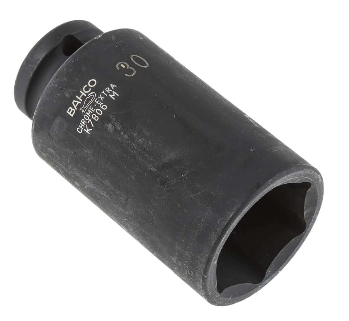 K7806M 30 Bahco Bahco 30mm 1 2 in Drive Impact Socket Hexagon
