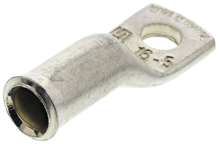 Terminal redondo de Cobre TE Connectivity XCT, Ø int. 5mm, sección máx. 16mm², 5AWG
