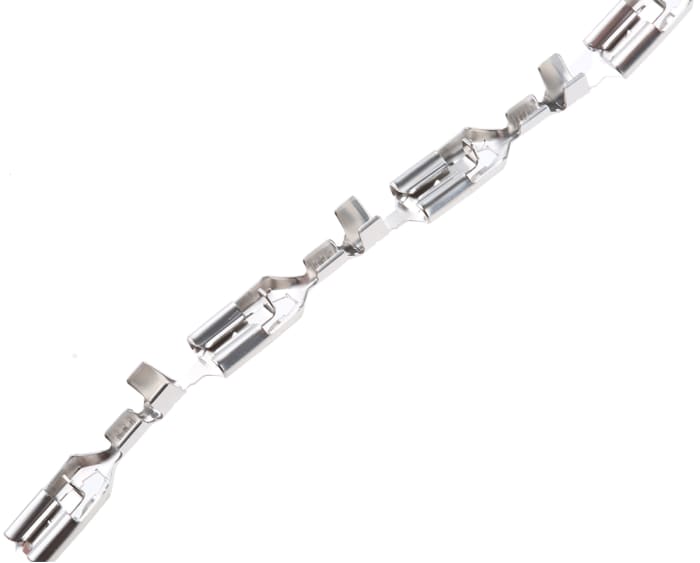 Terminal de lengüeta hembra No Aislado TE Connectivity Positive Lock .187 Mk II, 4.75 x 0.51 mm, long. 21.6 mm, 24 AWG →