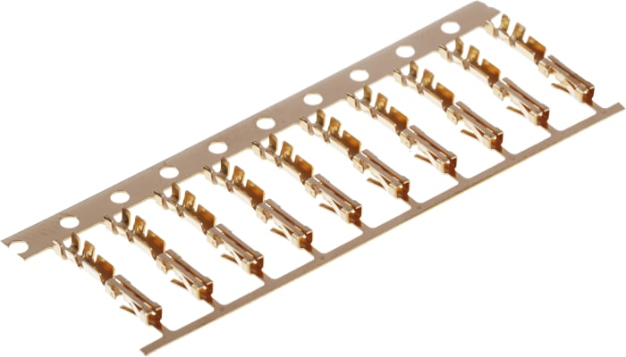 TE Connectivity AMPMODU MOD II Series Female Crimp Terminal, 26AWG Min, 22AWG Max