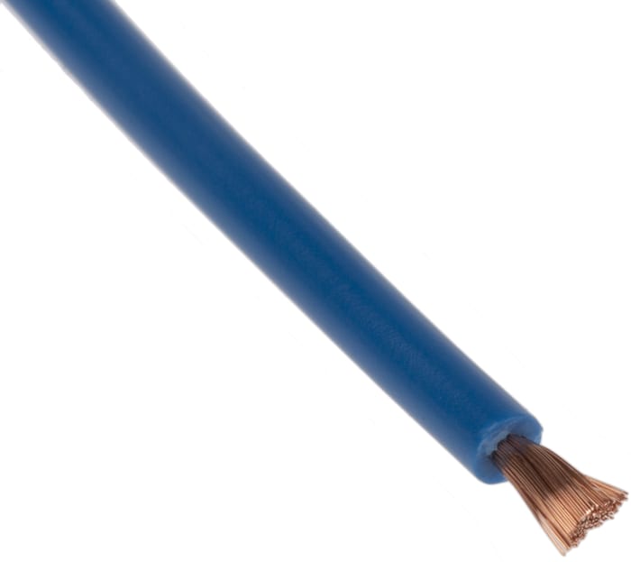 Lapp Blue 0.82 mm² Hook Up Wire, 18 AWG, 100m, PVC Insulation, 4560014S