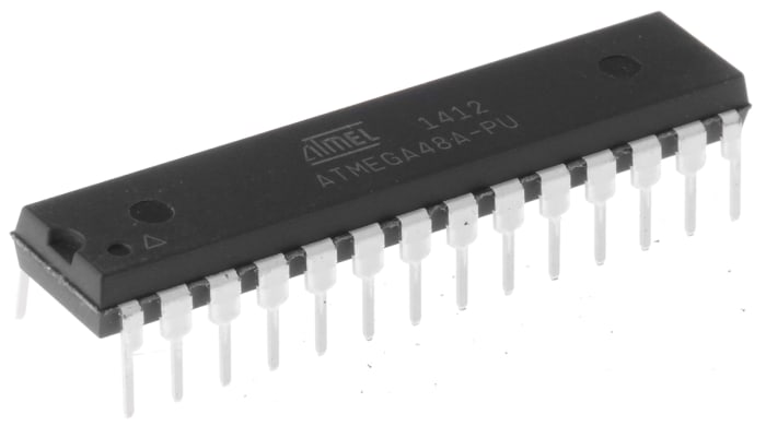 Mikrokontrolér 8bit AVR 20MHz 256 B, 4 kB Flash 512 B RAM, počet kolíků: 28, PDIP