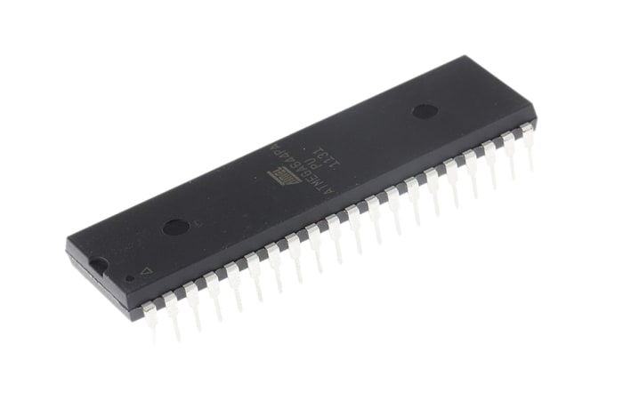 Microchip ATMEGA644PA-PU, 8bit AVR Microcontroller, ATmega, 20MHz, 2 kB, 64 kB Flash, 40-Pin PDIP