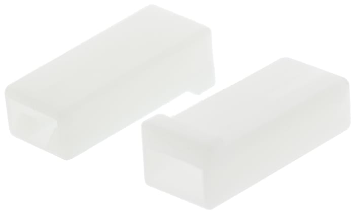 TE Connectivity, FASTIN-FASTON .250 1 Way Nylon Crimp Terminal Housing, Natural