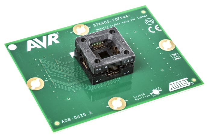 STK600 SOCKETCARD QFP44 / 0.8mm PITCH