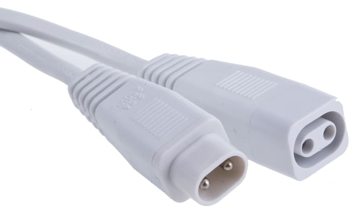 Cordon pour LED, RS PRO, pour Gamme de réglettes LED style DFx Planetsaver T4, 1m