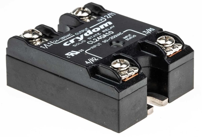 Crydom CL Series Solid State Relay, 10 A Load, Panel Mount, 280 Vrms Load, 250Vrms Control