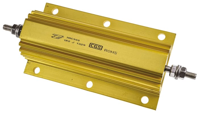 TE Connectivity, 1Ω 300W Wire Wound Chassis Mount Resistor HSC3001R0J ±5%