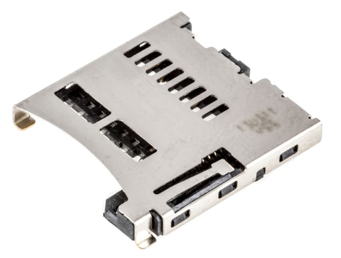 Molex, 47388 8 Way Right Angle Micro SD Memory Card Connector With Solder Termination