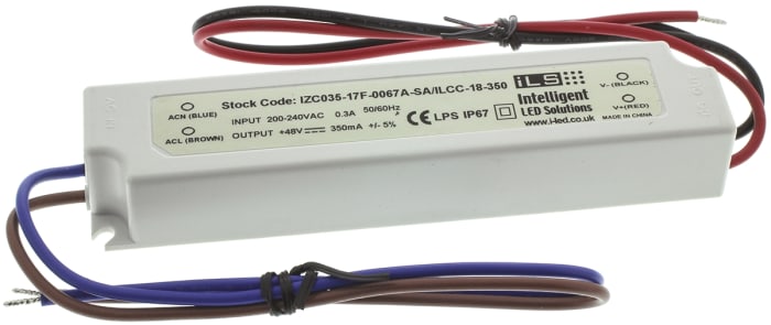 ILS, 6 → 48V Output, 16.8W Output, 350mA Output, Constant Current