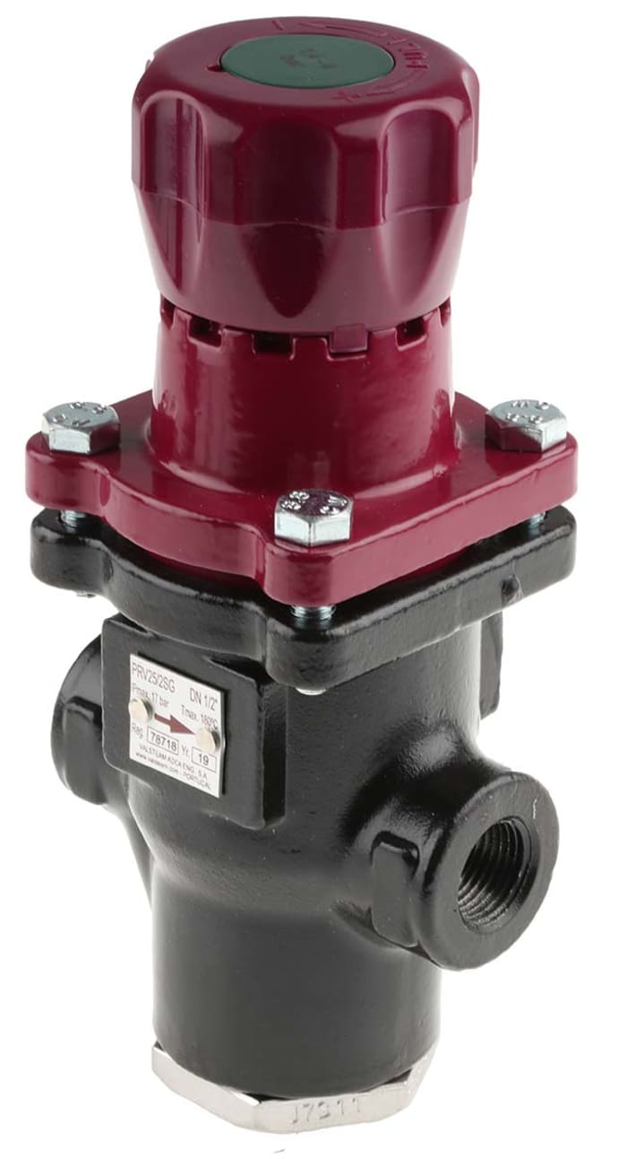 Soupape de réduction de pression RS PRO, BSP 1/2" femelle