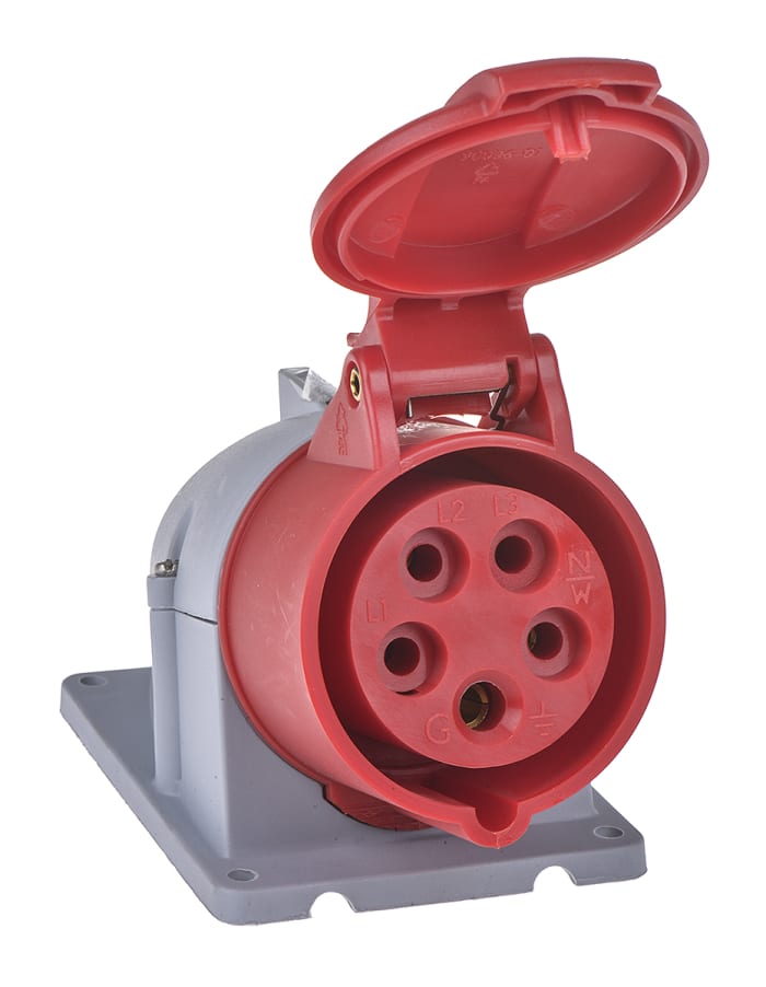 2CMA193115R1000 416RS6 ABB | ABB, Easy & Safe IP44 Red Wall Mount 3P ...