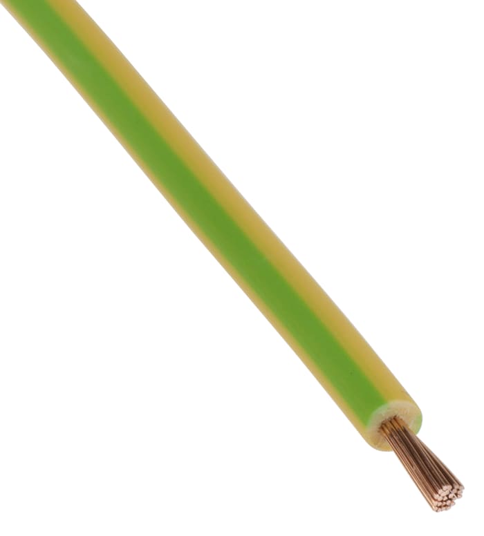 Lapp ÖLFLEX® H05Z-K 90° Series Green/Yellow 0.75 mm² Hook Up Wire, 18 AWG, 100m, 4725002