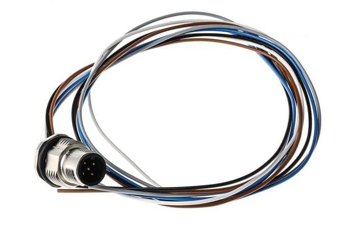 Cable de actuador de sensor Phoenix Contact, con. A M12 Macho, con. B Extremo de cable libre, long. 0.5 m, 60 V, IP40