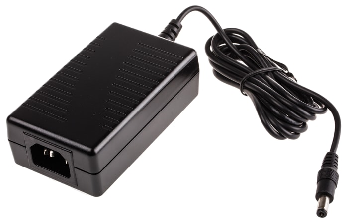 MEAN WELL Power Brick AC/DC Adapter 15V dc Output, 1A Output