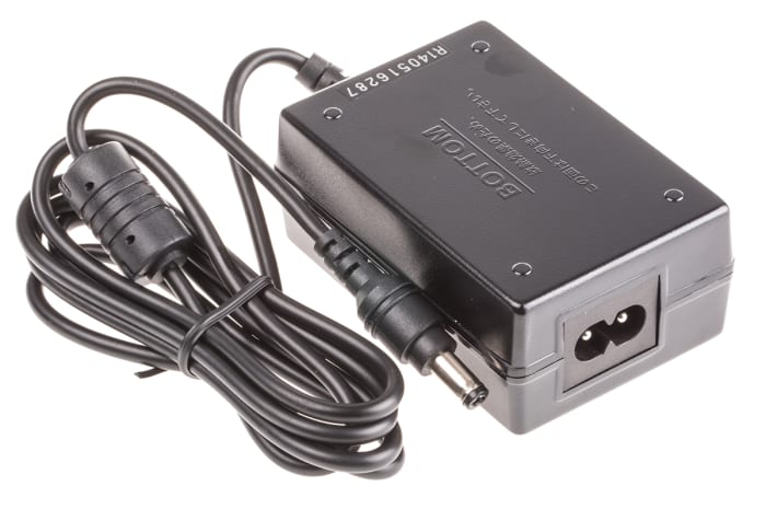 MEAN WELL Power Brick AC/DC Adapter 12V dc Output, 1.5A Output