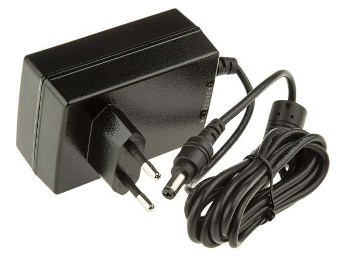 MEAN WELL 18W Plug In Power Supply 15V dc Output, 1.2A Output