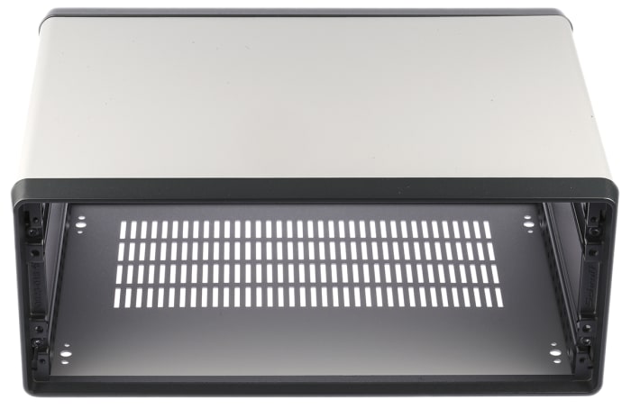 Boîtier rackable nVent SCHROFF 3U Ventilé, Dimensions 147.1 x 364 x 271mm Gris, Argent