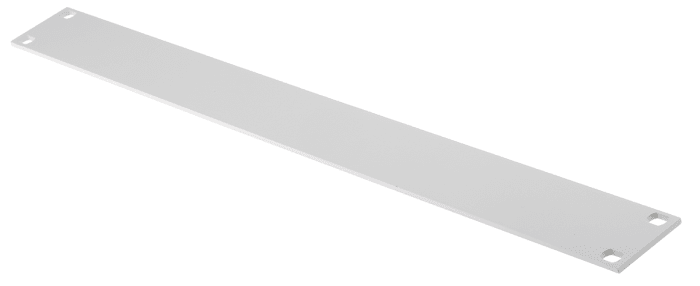 nVent SCHROFF RAL 7035 Light Grey Aluminium Front Panel, 1U, 483 x 43.6mm