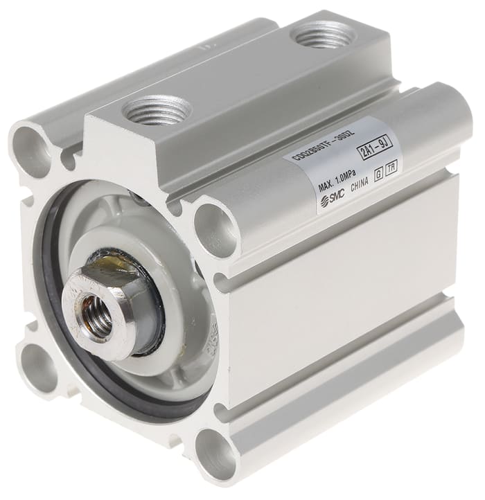 SMC Pneumatic Compact Cylinder - 50mm Bore, 30mm Stroke, CQ2 Series, Double Acting