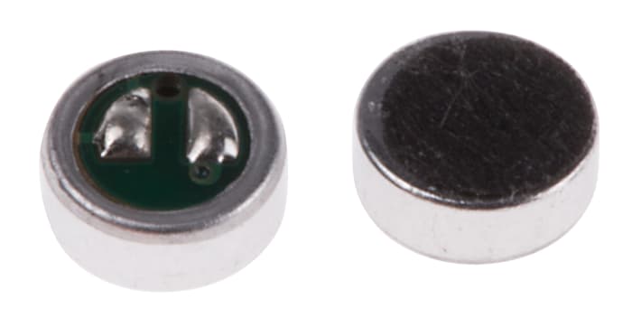 Condensateur de microphone RS PRO 4 (Dia.) x 1.5mm, Sensibilité -46dB Ø 4mm Suppression des bruits