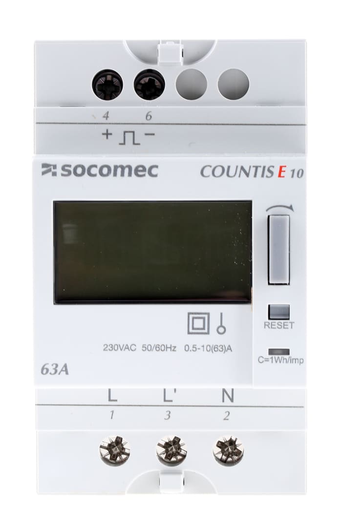 Compteur d'énergie Socomec Countis E10, 1 phase