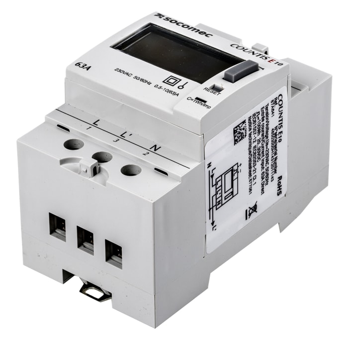 4850 3000 Countis E10 1 Phase LCD Energy Meter with Pulse Output 7243655