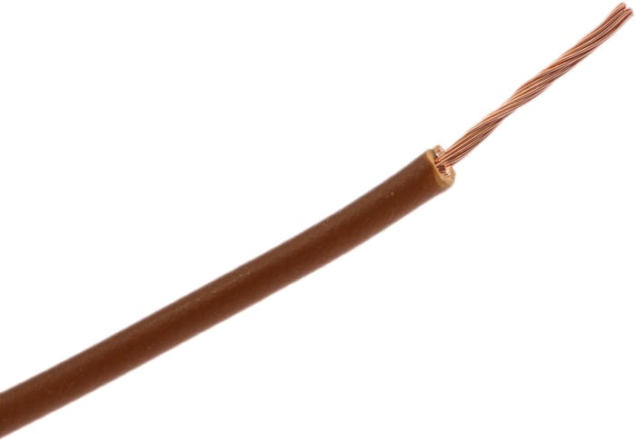 Fils de câblage Lapp, ÖLFLEX® H05V-K, 0,75 mm², Marron, 100m, 500 V